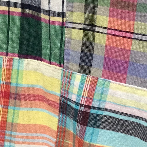 LL Bean Madras Plaid Bermuda Shorts - Size 6 - Picture 2 of 8